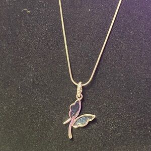Elegant Butterfly Pendant Necklace